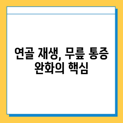 무릎 굽힘 통증 완화, 연골 관리가 답이다! | 무릎 통증, 연골 재생, 운동, 식단