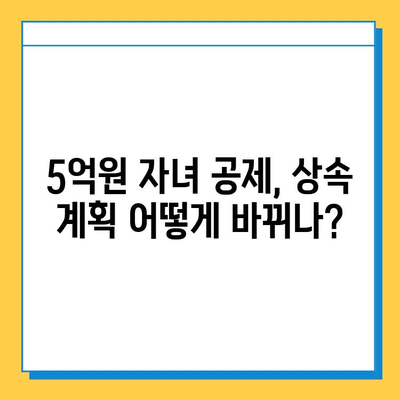 상속세법 개편, 자녀 공제 5억원으로 확대 | 상속세, 증여세, 재산세, 가족, 재산 계획, 세금 절약