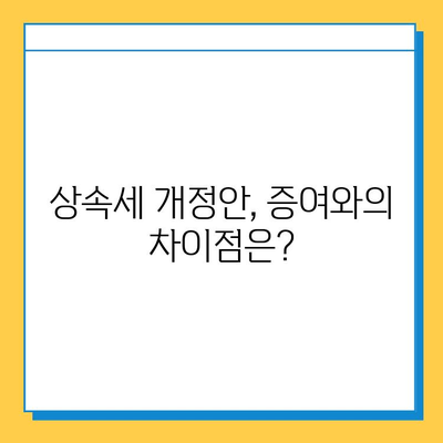 상속세 개정안| 자녀공제 1인당 5억원, 상속세율 40% 인하 | 상속세, 재산세, 개정안, 세금, 부동산, 상속, 증여