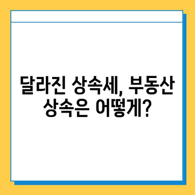 상속세 최고 세율 40% 하향, 부담 줄어드는 변화 | 상속세, 세금 개편, 부동산 상속, 재산 상속