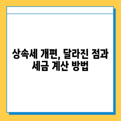 28년 만에 상속세 자녀 공제 5억 증대! | 상속세 개편, 혜택 분석, 세금 절약 가이드