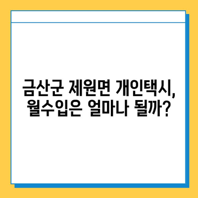 금산군 제원면 개인택시 면허 매매 가격| 오늘 시세 확인 & 양수 교육 정보 | 번호판, 넘버값, 자격조건, 월수입