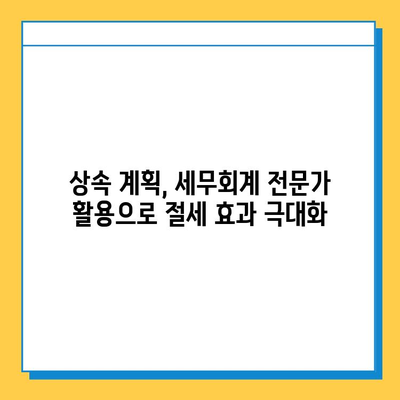 상속세 5억원을 14만원으로 줄이는 마법? 세무회계 혜택 활용 전략 | 상속, 절세, 세금 팁, 재산 상속