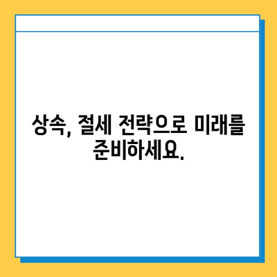 상속세 5억원을 14만원으로 줄이는 마법? 세무회계 혜택 활용 전략 | 상속, 절세, 세금 팁, 재산 상속