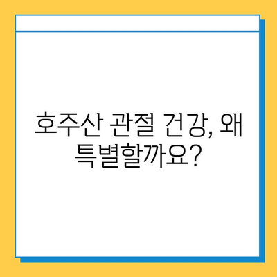 호주산 관절연골영양제 추천| 관절 건강 위한 영양 공급 | 관절 건강, 연골, 호주, 영양제, 건강 기능식품