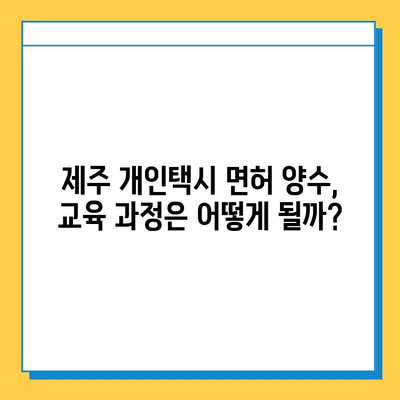 제주도 제주시 화북동 개인택시 면허 매매 가격| 오늘 시세 확인 & 넘버값, 자격조건, 월수입, 양수교육 | 상세 정보