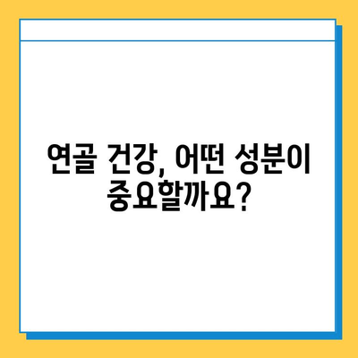 연골 재생 영양제 선택 가이드| 나에게 맞는 제품 찾는 5가지 기준 | 연골 건강, 관절 건강, 영양제 추천