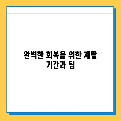 반월상연골 파열 봉합 수술 후, 성공적인 재활을 위한 완벽 가이드 | 재활 운동, 주의 사항, 회복 기간