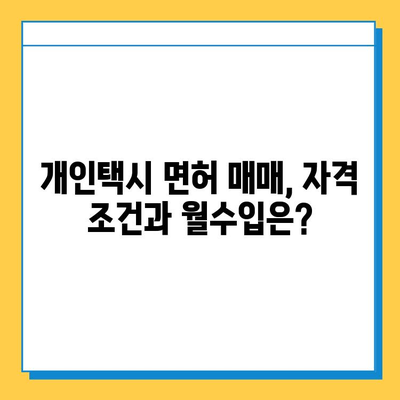 서울 동작구 상도4동 개인택시 면허 매매 가격| 오늘 시세 확인 & 자격조건, 월수입, 양수교육 | 번호판, 넘버값, 면허 취득