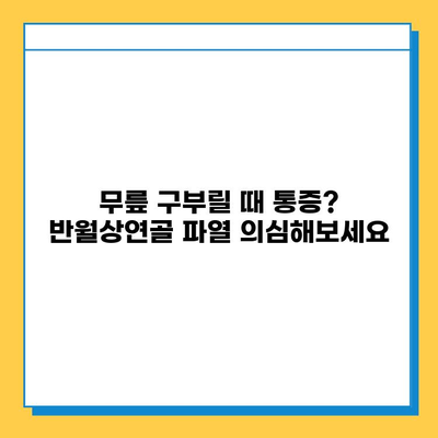 무릎 구부릴 때 통증? 반월상연골 파열 의심되세요? 증상, 치료, 재활 병원 정보 | 반월상연골, 무릎 통증, 재활 치료, 정형외과