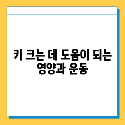 키 성장의 비밀, 연골 성장판의 역할과 관리 | 성장판, 키 크는 방법, 성장판 닫히는 나이