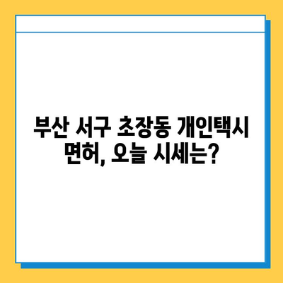 부산 서구 초장동 개인택시 면허 매매 가격| 오늘 시세 확인 & 자격조건, 월수입, 양수교육 정보 | 넘버값, 번호판