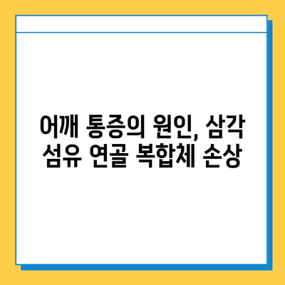 삼각 섬유 연골 복합체 손상| 수술 치료의 모든 것 | 어깨 통증, 재활, 회복