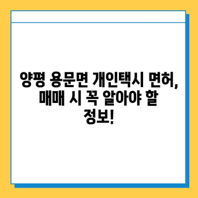 양평 용문면 개인택시 면허 매매 시세| 오늘 가격 확인하세요! | 번호판, 넘버값, 자격조건, 월수입, 양수교육