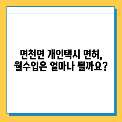 당진시 면천면 개인택시 면허 매매 가격| 오늘 시세 & 자격조건 | 월수입, 넘버값, 양수교육