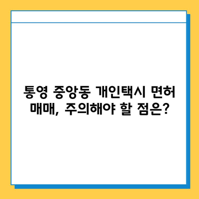 통영 중앙동 개인택시 면허 매매| 오늘 시세, 넘버값, 자격, 월수입, 양수교육 | 상세 가이드