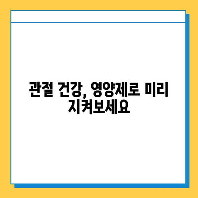 무릎 연골 건강 지키는 효과적인 영양제 추천 | 무릎 통증, 관절 건강, 연골 재생, 추천 제품