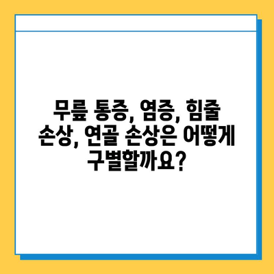 연수구 무릎 염증, 힘줄과 연골에 미치는 영향| 원인, 증상, 치료 | 무릎 통증, 염증, 힘줄 손상, 연골 손상, 연수구 정형외과