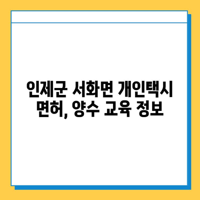 강원도 인제군 서화면 개인택시 면허 매매 가격| 오늘 시세 확인 & 자격조건, 월수입, 양수교육 정보 | 번호판, 넘버값, 면허 취득