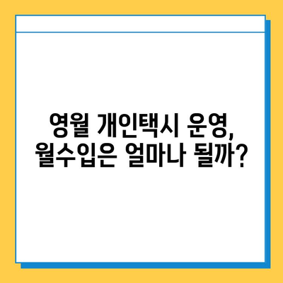 강원도 영월군 영월읍 개인택시 면허 매매 | 오늘 시세, 넘버값, 자격조건, 월수입, 양수교육 | 상세 정보