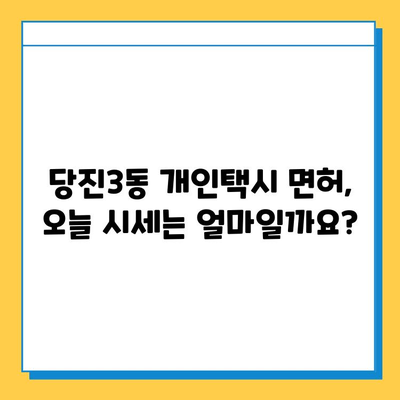 당진3동 개인택시 면허 매매 가격, 오늘 시세 확인하세요! | 번호판, 넘버값, 자격조건, 월수입, 양수교육