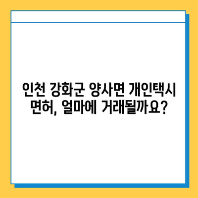 인천 강화군 양사면 개인택시 면허 매매 가격| 오늘 시세, 넘버값, 자격조건, 월수입, 양수교육 | 상세 정보