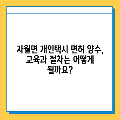 인천 옹진군 자월면 개인택시 면허 매매 가격| 오늘 시세, 넘버값, 자격조건, 월수입, 양수교육 | 상세 정보