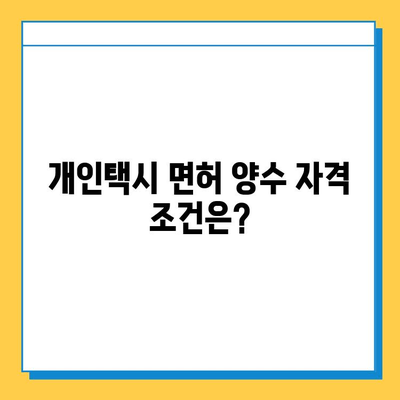 세종시 해밀동 개인택시 면허 매매 가격| 오늘 시세 확인 & 자격조건 | 월수입 | 양수교육