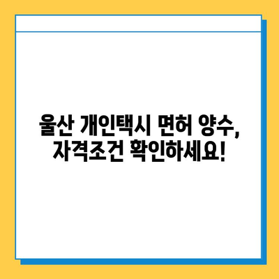 울산 중구 다운동 개인택시 면허 매매 가격 & 시세 정보 | 오늘 기준, 번호판, 넘버값, 자격조건, 월수입, 양수교육