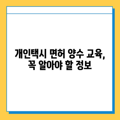 남양주시 다산1동 개인택시 면허 매매| 오늘 시세, 넘버값, 자격조건, 월수입, 양수교육 | 상세 가이드