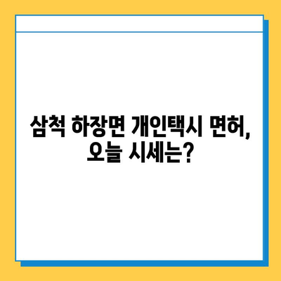 강원도 삼척시 하장면 개인택시 면허 매매 가격| 오늘 시세 확인 & 자격조건, 월수입, 양수교육 안내 | 번호판, 넘버값, 면허 매매