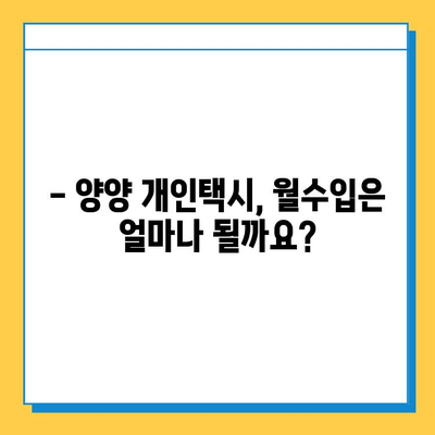 강원도 양양군 강현면 개인택시 면허 매매 가격 (번호판, 넘버값) | 오늘 시세, 자격조건, 월수입, 양수교육