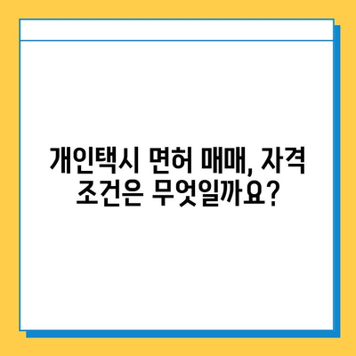 문경 가은읍 개인택시 면허 매매, 오늘 시세는? | 가격, 자격, 월수입, 양수교육 정보