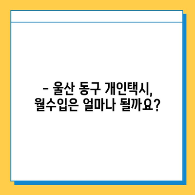 울산 동구 남목3동 개인택시 면허 매매| 오늘 시세 & 넘버값 | 자격조건 | 월수입 | 양수교육