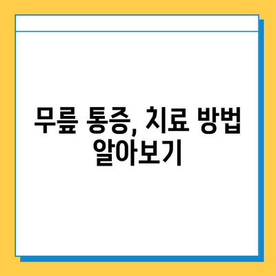 무릎 통증 완화의 핵심| 연골 관리 | 운동, 영양, 생활 습관, 치료