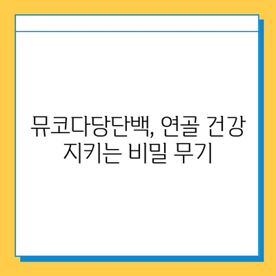 연골 재생 영양제, 뮤코다당단백이 답? | 연골 건강, 관절 통증, 영양제 추천, 효능