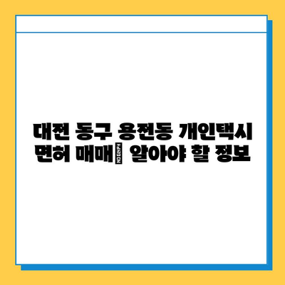 대전 동구 용전동 개인택시 면허 매매 가격 (번호판, 넘버값) | 오늘 시세, 자격조건, 월수입, 양수교육