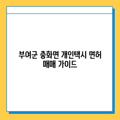 부여군 충화면 개인택시 면허 매매 가격 & 자격조건 완벽 가이드 | 오늘 시세, 넘버값, 월수입, 양수교육