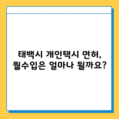 강원도 태백시 황연동 개인택시 면허 매매 가격| 오늘 시세, 번호판 가치, 자격 조건, 월수입, 양수 교육 | 상세 가이드