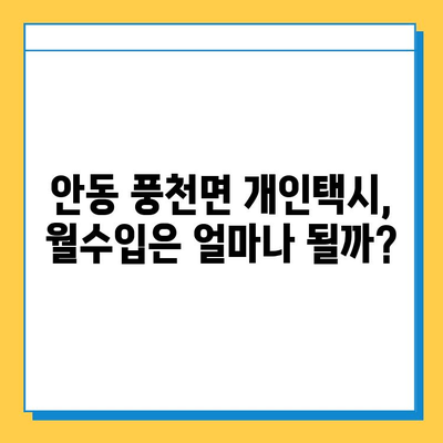 안동시 풍천면 개인택시 면허 매매 가격 & 자격조건 완벽 가이드 | 오늘 시세, 넘버값, 월수입, 양수교육