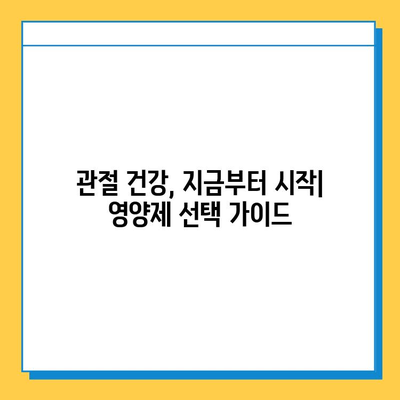 무릎 관절 연골 영양제, 내 삶을 바꾼 확실한 변화 리뷰 | 관절 건강, 연골 재생, 통증 완화, 추천 제품