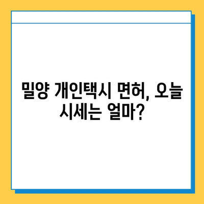 경상남도 밀양시 초동면 개인택시 면허 매매| 오늘 시세, 넘버값, 자격조건, 월수입, 양수교육 | 상세 가이드