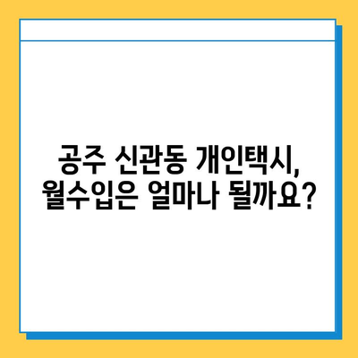 공주시 신관동 개인택시 면허 매매 가격 & 자격조건 완벽 분석 | 오늘 시세, 넘버값, 월수입, 양수교육