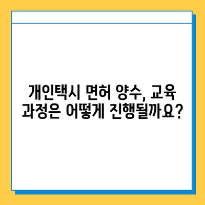 공주시 신관동 개인택시 면허 매매 가격 & 자격조건 완벽 분석 | 오늘 시세, 넘버값, 월수입, 양수교육