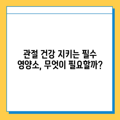 무릎 통증, 이제는 관절 연골 영양제로 관리하세요| 무릎 통증 완화를 위한 필수 조언 | 관절 건강, 연골 재생, 무릎 통증 해결