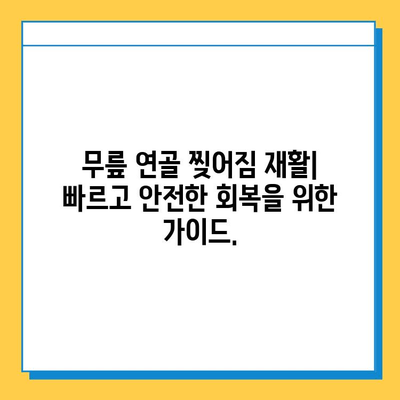 무릎 연골 찢어짐| 비용, 치료 옵션, 그리고 회복 가이드 | 무릎 통증, 연골 손상, 수술, 재활