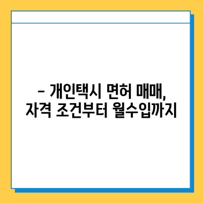 부산 영도구 청학1동 개인택시 면허 매매 가격| 오늘 시세, 자격조건, 월수입, 양수교육 | 넘버값, 번호판, 상세 정보