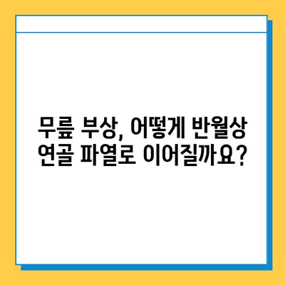 무릎 구부릴 때 통증, 반월상 연골 파열 의심되세요? | 증상, 원인, 치료, 예방