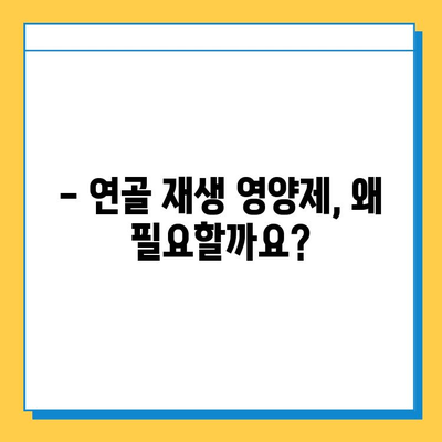 연골 재생 영양제 선택, 딱 3가지 이유만 알면 끝! | 연골 건강, 관절 건강, 영양제 추천