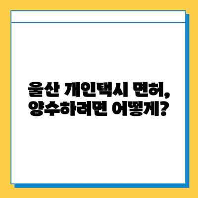 울산 북구 송정동 개인택시 면허 매매 가격| 오늘 시세, 넘버값, 자격조건, 월수입, 양수교육 | 상세 정보